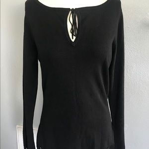 Black Bell Sleeve Sweater